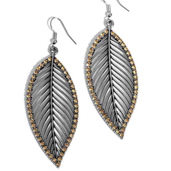 Canopy Cabaret - Brown Earrings - Picture 2 of 2